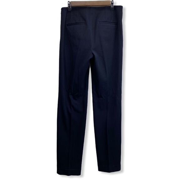 Talbots Navy Flat Front Trouser Pant size 4 - Picture 2 of 7